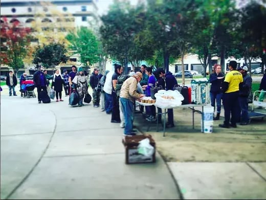 Food Not Bombs Sacramento Food Distro